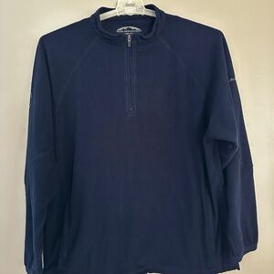 Sun Mountain Navy Blue 1/4 Zip Pill Over Fleece 2xl